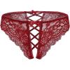 image:imageAvidlove Panties for Women Sexy Cheeky Underwear Criss Cross Lace Hipster PantyBurgundy