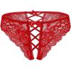 image:imageAvidlove Panties for Women Sexy Cheeky Underwear Criss Cross Lace Hipster PantyRed