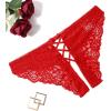 image:imageAvidlove Panties for Women Sexy Cheeky Underwear Criss Cross Lace Hipster PantyRed