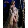 image:imageAvidlove Sexy Lingerie for Women Deep V Teddy Sheer Lace Bodysuit Snap Crotch One Piece BabydollBskin