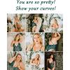 image:imageAvidlove Sexy Lingerie for Women Deep V Teddy Sheer Lace Bodysuit Snap Crotch One Piece BabydollDark Green