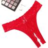 image:imageAvidlove Sexy Panties for Women Lace Cheeky Underwear Low Rise T Back Hipster Thong 13 PackBlackred