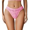 image:imageAvidlove Sexy Panties for Women Lace Cheeky Underwear Low Rise T Back Hipster Thong 13 PackPink