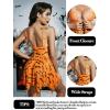 image:imageAvidlove Women Lace Lingerie Front Closure Babydoll V Neck Nightwear Sexy Chemise NightieHalloween Bat Print