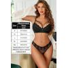 image:imageAvidlove Women Lace Panties Floral Lace Briefs Sexy Hollow Out Bow Underwear 14 PackBlack