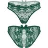 image:imageAvidlove Women Lace Panties Floral Lace Briefs Sexy Hollow Out Bow Underwear 14 PackGreen
