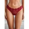 image:imageAvidlove Women Lace Panties Floral Lace Briefs Sexy Hollow Out Bow Underwear 14 PackWine Red