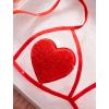 image:imageAvidlove Women Lingerie Set Sexy Bra and Panty Sets Heart Lingerie 2 Piece LingerieCarmine Red