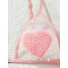 image:imageAvidlove Women Lingerie Set Sexy Bra and Panty Sets Heart Lingerie 2 Piece LingeriePink
