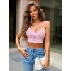 image:imageAvidlove Women Lingerie Sets Sexy Lace Bra and Panty Sets 2 Piece Lace Babydoll Outfits SXXLBrignt Pink