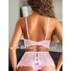 image:imageAvidlove Women Lingerie Sets Sexy Lace Bra and Panty Sets 2 Piece Lace Babydoll Outfits SXXLBrignt Pink