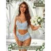 image:imageAvidlove Women Lingerie Sets Sexy Lace Bra and Panty Sets 2 Piece Lace Babydoll Outfits SXXLLight Blue