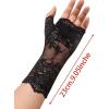 image:imageAvidlove Women Short Lace Gloves Fingerless Bridal Wrist Glove Opera Evening Wedding Tea Party Prom Cosplay Gothic ClothesBlack
