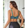image:imageAvidlove Womens Lace Underwire Bra Sexy Mesh Balconette Unlined Everyday Bra LingerieBluish Green