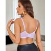 image:imageAvidlove Womens Lace Underwire Bra Sexy Mesh Balconette Unlined Everyday Bra LingerieLilac