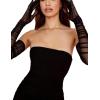 image:imageAvidlove Womens Long Sheer Gloves Tulle Mesh Gloves 1920s Wedding Opera Tea Party Dance GloveBlack