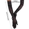 image:imageAvidlove Womens Long Sheer Gloves Tulle Mesh Gloves 1920s Wedding Opera Tea Party Dance GloveBlack