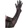 image:imageAvidlove Womens Long Sheer Gloves Tulle Mesh Gloves 1920s Wedding Opera Tea Party Dance GloveBlack