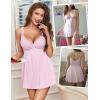 image:imageAvidlove Womens Nightgown Sexy Lingerie Sleepwear Lace Chemise Modal Babydoll Slip NightiesPink