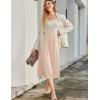 image:imageAvidlove Womens Satin Half Slip 36 Lace Long Underskirt SXXLPink