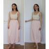 image:imageAvidlove Womens Satin Half Slip 36 Lace Long Underskirt SXXLPink