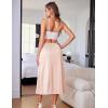 image:imageAvidlove Womens Satin Half Slip 36 Lace Long Underskirt SXXLPink