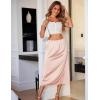 image:imageAvidlove Womens Satin Half Slip 36 Lace Long Underskirt SXXLPink