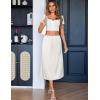 image:imageAvidlove Womens Satin Half Slip 36 Lace Long Underskirt SXXLWhiteLight Khaki