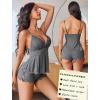 image:imageAvidlove Womens Sweetness Cami Set Lace Camisole Lingerie Nightwear Sexy Pajamas Lounge SetsGrey