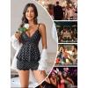 image:imageAvidlove Womens Sweetness Cami Set Lace Camisole Lingerie Nightwear Sexy Pajamas Lounge SetsPolka Dots
