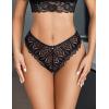 image:imageAvidlove Womens Underwear Lace Cheeky Panties Criss Cross Back Bikini Thongs Sexy UndiesBlack