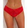 image:imageAvidlove Womens Underwear Lace Cheeky Panties Criss Cross Back Bikini Thongs Sexy UndiesRed