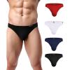 image:imageAvidlove Mens Bikini Underwear Low Rise Briefs Microfiber Underpants 4 PackBlackWhiteRedNavy Blue