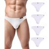 image:imageAvidlove Mens Bikini Underwear Low Rise Briefs Microfiber Underpants 4 PackWhite