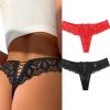 image:imageAvidlove Panties for Women Lace Thongs Cross Back Tanga Sexy Cheeky Low Waist Bikinis UnderwearBlackred