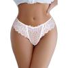 image:imageAvidlove Panties for Women Lace Thongs Cross Back Tanga Sexy Cheeky Low Waist Bikinis UnderwearWhite