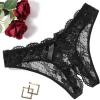 image:imageAvidlove Women Lace Panties Floral Lace Briefs Sexy Hollow Out Bow Underwear 14 PackBlack