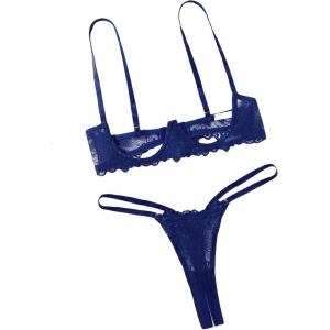image:imageAvidlove Lingerie Set For Women Lace Bra and Panty Set Sexy Underwire Lingerie SetNavy Blue