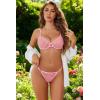image:imageAvidlove Fishnet Lingerie Set Hollow Out Push Up Bra and Sheer Thong Womens Sexy Lingerie Underwear 2 PieceDeep Pink