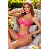 image:imageAvidlove Fishnet Lingerie Set Hollow Out Push Up Bra and Sheer Thong Womens Sexy Lingerie Underwear 2 PiecePink