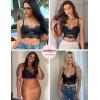 image:imageAvidlove Lace Bralettes for Women Y2k Strap Bustier Cami Top V Neck Camisole LingerieBlack