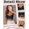 image:imageAvidlove Lace Bralettes for Women Y2k Strap Bustier Cami Top V Neck Camisole LingerieBlack