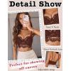 image:imageAvidlove Lace Bralettes for Women Y2k Strap Bustier Cami Top V Neck Camisole LingerieBrown