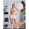 image:imageAvidlove Lace Bralettes for Women Y2k Strap Bustier Cami Top V Neck Camisole LingeriePeach Pink
