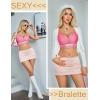 image:imageAvidlove Lace Bralettes for Women Y2k Strap Bustier Cami Top V Neck Camisole LingeriePeach Pink
