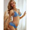 image:imageAvidlove Lingerie Lace Babydoll 2 Piece Sexy Bra and Panty SetsPastel Blue
