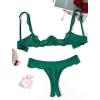 image:imageAvidlove Sexy Lingerie Set for Women Lace Bra and Panty Sets Underwire Push Up Lace Lingerie Set XSXXLGreen