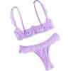 image:imageAvidlove Sexy Lingerie Set for Women Lace Bra and Panty Sets Underwire Push Up Lace Lingerie Set XSXXLLilac