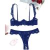 image:imageAvidlove Sexy Lingerie Set for Women Lace Bra and Panty Sets Underwire Push Up Lace Lingerie Set XSXXLNavy Blue
