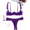 image:imageAvidlove Sexy Lingerie Set for Women Lace Bra and Panty Sets Underwire Push Up Lace Lingerie Set XSXXLPurple
